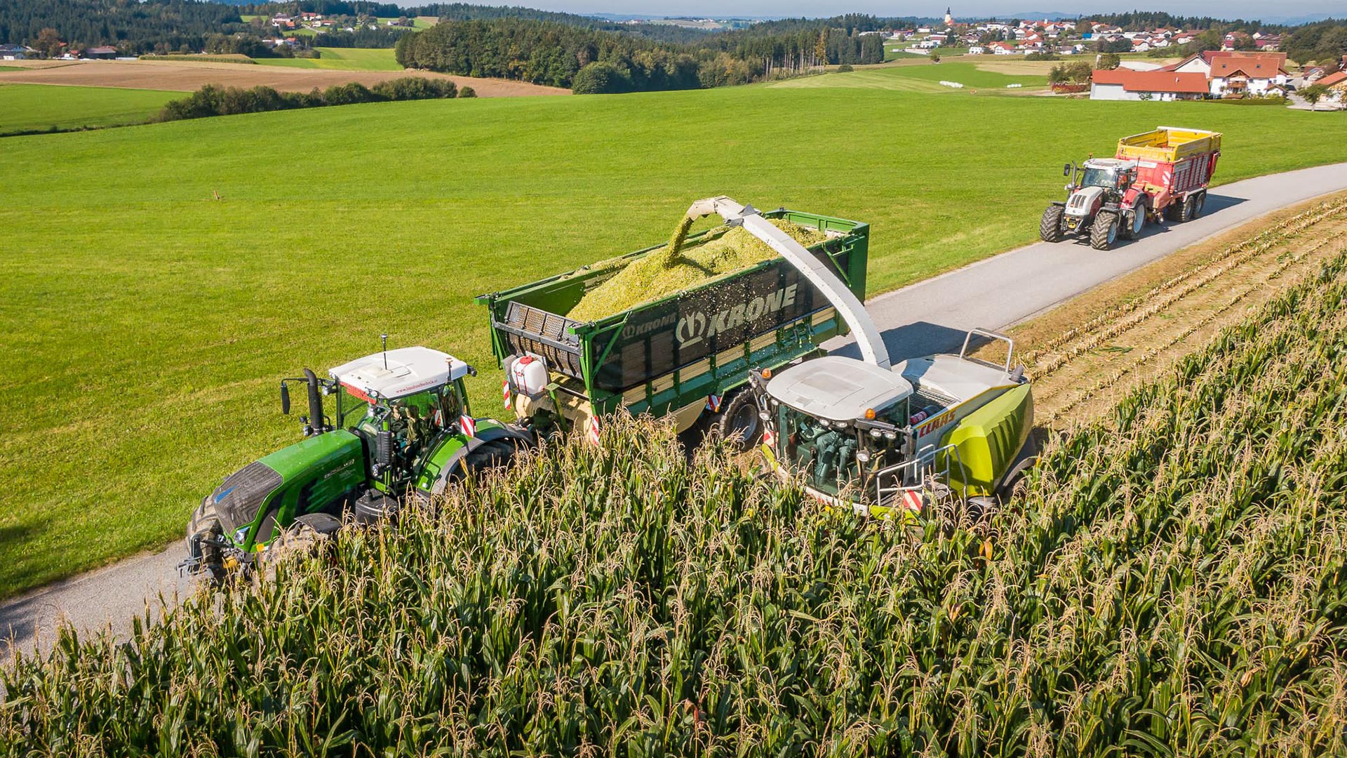 Getreide- und Maisdreschen inkl. Transport